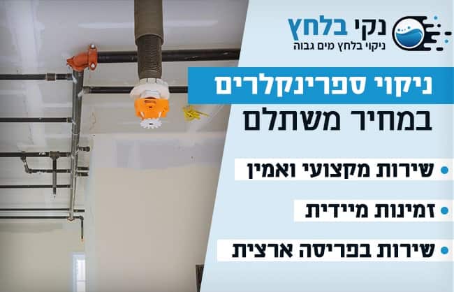 ניקוי ספרינקלרים